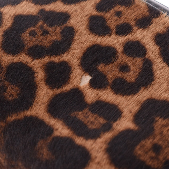 Gucci Bamboo Bag Leopard Black Harako Leather Handbag - Picture 9 of 9